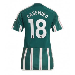 Manchester United Casemiro #18 Udebanetrøje Dame 2023-24 Kort ærmer
